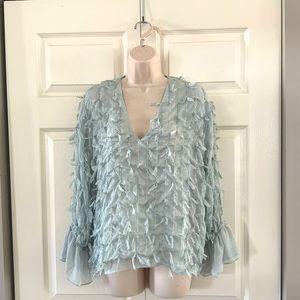 Zara Fringe Blouse